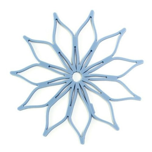 Ratchet Especias Flor Multi-uso De Silicona Mini Trivet, Azu