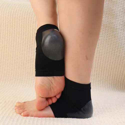 Calcetines De Tacón Gel Spa Para El Cuidado De Los Pies, Par
