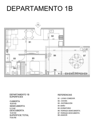 En Construccion! 2 Ambientes Con Terraza Propia En Caballito!