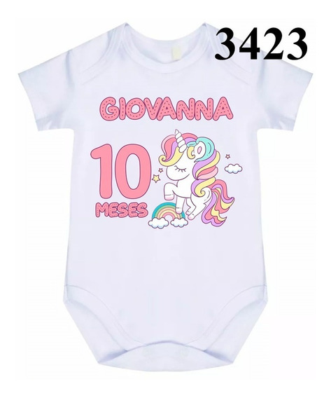 roupa bebe unicornio