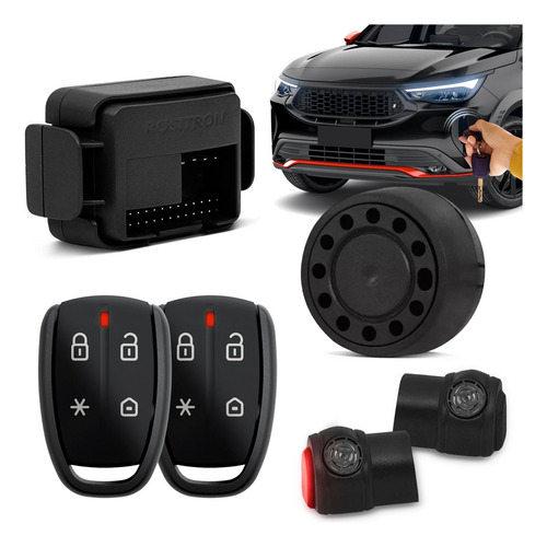 Alarme Automotivo Hb20 2015 Controle Sirene Positron