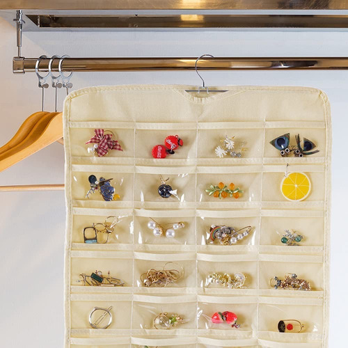 Imagen 7 de 7 de Organizador De Joyas Para Colgar, Joyero, Bolsa Para Joyas