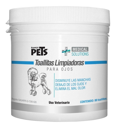 Ms - 80 Toallitas Limpiadora Ojos Para Perros