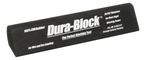 Dura-block Af4406 - Bloque De Lija  Lagrima   Color Negro