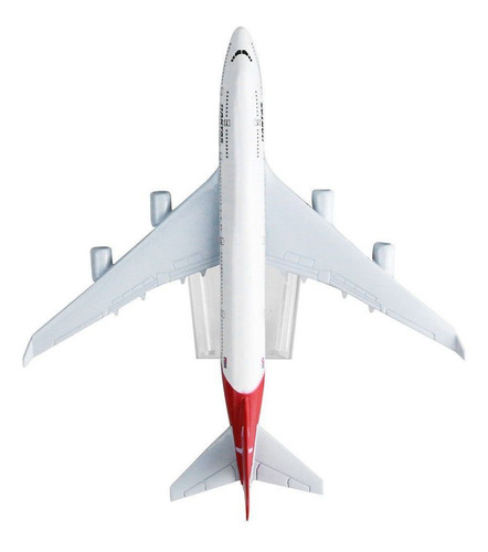 Qantas Airways - Miniatura Aeronave Comercial Boeing 747