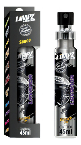 Cheirinho Spray Perfume Automotivo Limpz Auto Aroma Lavanda