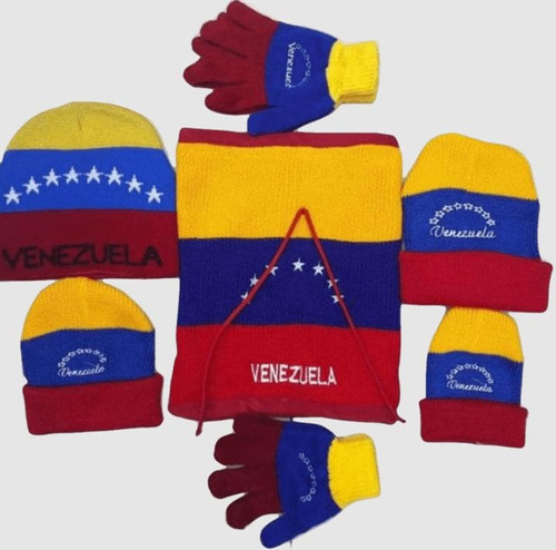 Articulos Tricolor Para Adultos Y Niños Bandera De Venezuela