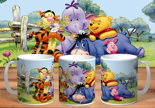 Taza Winnie Pooh Personajes De Tv  Irrompible 