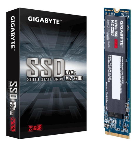 Imagen 4 de 4 de Disco sólido interno Gigabyte GP-GSM2NE3256GNTD 256GB