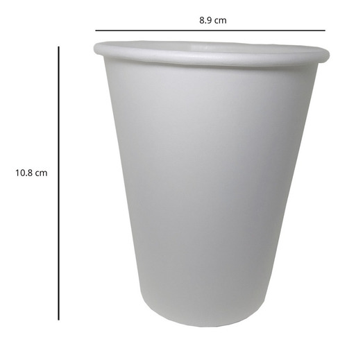 Imagen 3 de 4 de 50 Vasos 12 Oz. Desechables Biodegradables De Papel Pla