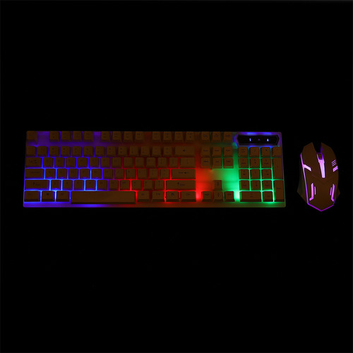 1 Juego De Pc Usb Con Retroiluminación Led Colorida Para Jue