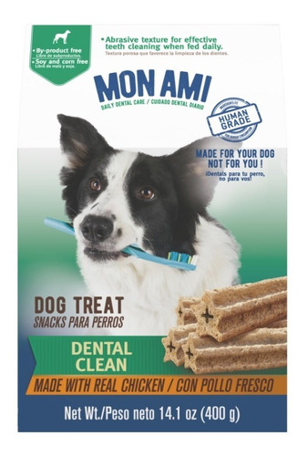 Mon Ami Snack Dental Clean Sabor Pollo X 400 Grs Kangoo Pet