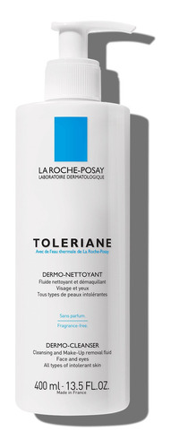 Loción Dermolimpiador La Roche-Posay Toleriane para piel seca/sensible de 400mL/389g