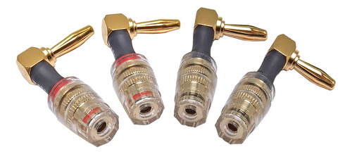 Adaptador Conector Banana A Hembra 0.157 PuLG 4 Piezas