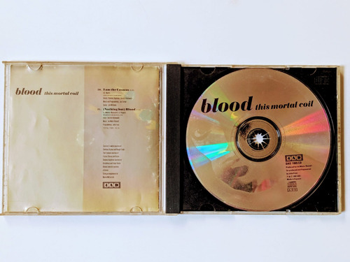 Cd This Mortal Coil - Blood - Imp U.k. - 1991 Cd Simples (Usado)