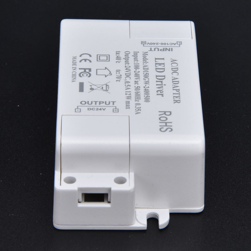Controlador Led Dc 24v 0.5a 12w De Corriente Constante De Ba