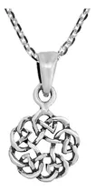 Comprar Collar Con Colgante De Plata De 925 Con Nudos Celtas Infinit