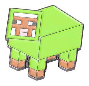 Pin Insignia Broche Metálico Juego Minecraft - Oveja Lima