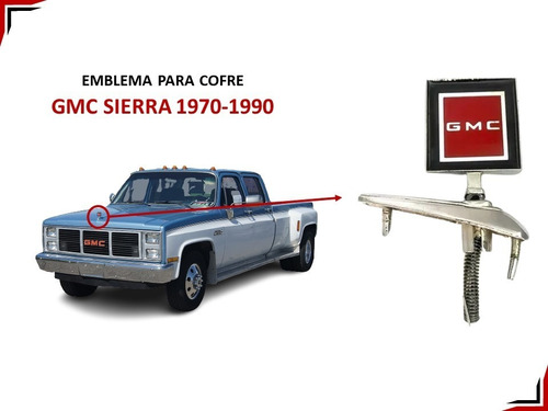 Emblema Para Cofre Gmc Sierra 1970-1990