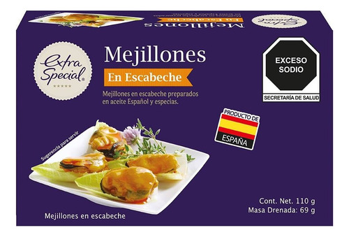 2 Pza Mejillones Extra Special En Escabeche 110 G