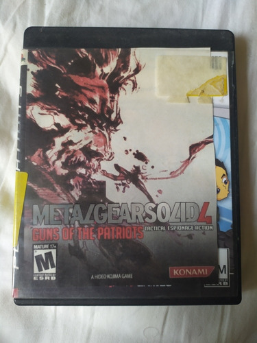 Metal Gear Solid 4 Guns Of The Patriots Ps3