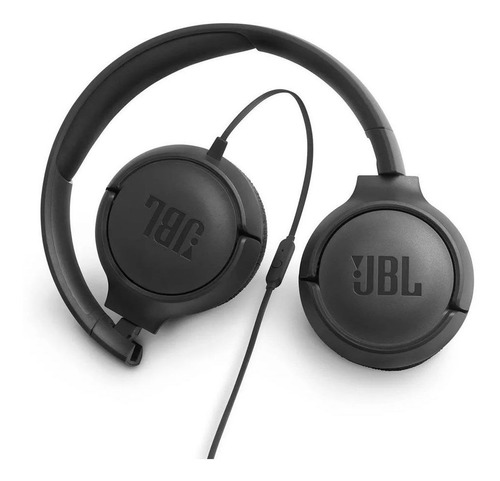 Fone De Ouvido Tune 500 Com Fio E Microfone Preto Jbl