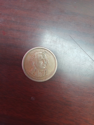 Vendo Moneda Con Segundo Presidente De Estados Unidos