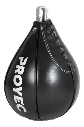 Pera Puchingball Cuero Natural Proyec N° 1 Boxeo Mma Kick