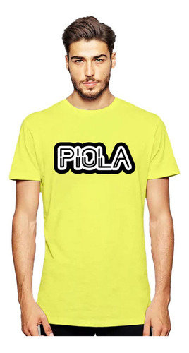 Polera Diseño Piola Frase Chilena Graffiti