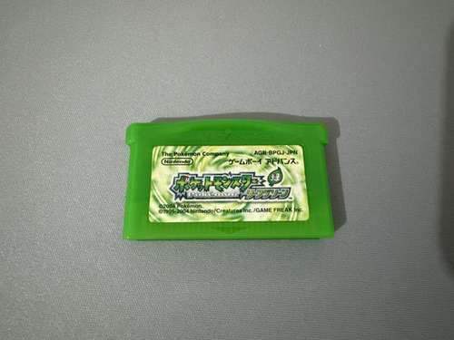 Pokémon Leafgreen Versión Japonesa Original (Usado)