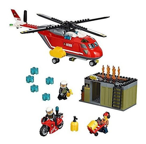 Lego City Fire Response Unit 60108 Juguete Para Niños