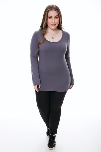 12 Remeras M/larga Mujer T Especial 7-8-9-10 Modal Por Mayor