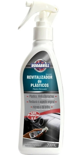 Revitalizador De Plastico Borrachas Vinil - Rodabrill 200ml