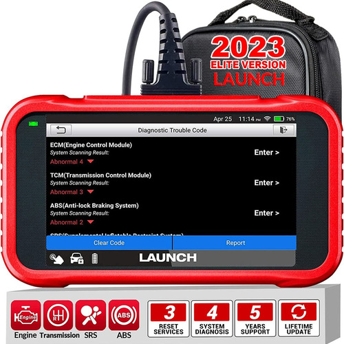 Launch Obd2 Escáner Crp123e Elite Code Reader Para Transmi.