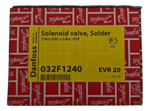 Válvula Solenoide Danfoss Evr20 7/8 Sold Sin Bobina 032f1240
