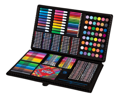 Set De Colores Crayolas Acuarelas Estuche Artist Kit 250 Pcs