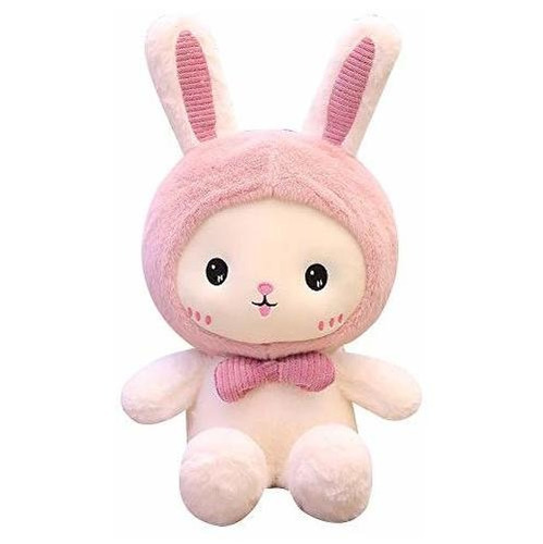 Pink Bunny Plush Pillow De Animales Hinchados,sof 3pkw0