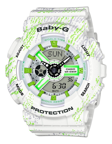 Reloj Baby-g Deportivo Liviano Ba-110tx-7adr En Resina Mujer