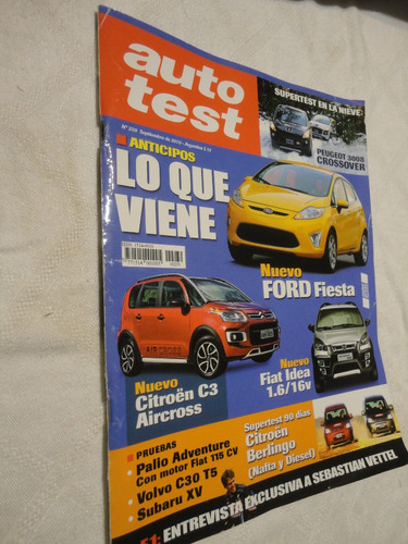 Revista Autotest Nro 239 Septiembre 2010 Ford Fiesta