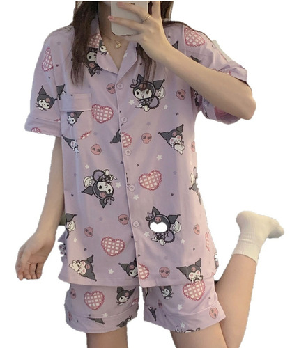 Pijama Sweet And Lindo Pijama Kuromi Summer Hip Hop