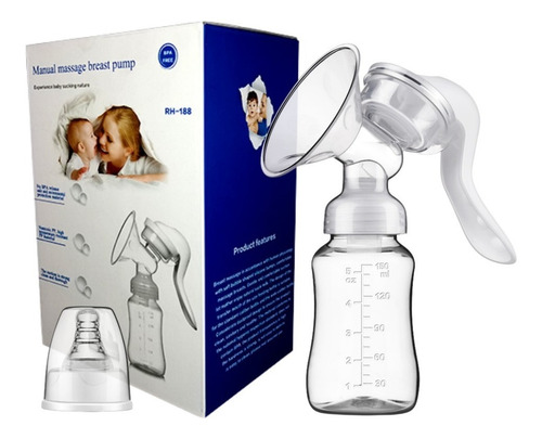 Sacaleche Extractor De Leche Materna Manual C/chupón Mamila