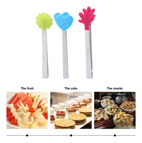 Pinzas De Cocina En Forma De Corazón, 5 Unidades