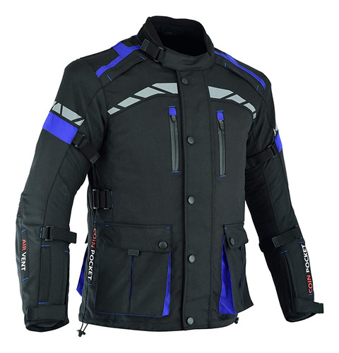 Cuero Teknik Moto Moto Blindada Hombre Con Protectores Cordu