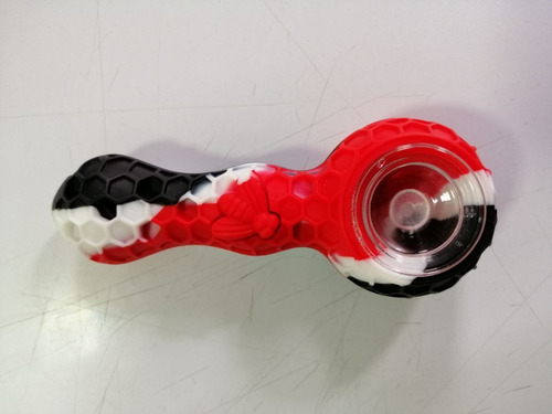 Imagen 4 de 8 de Pipa De Silicona Copa De Vidrio Liviana Lavable