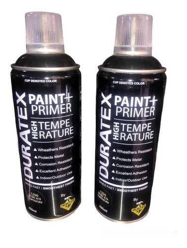 Pintura Spray Para Motores 400 Ml Alta Temp Plateado