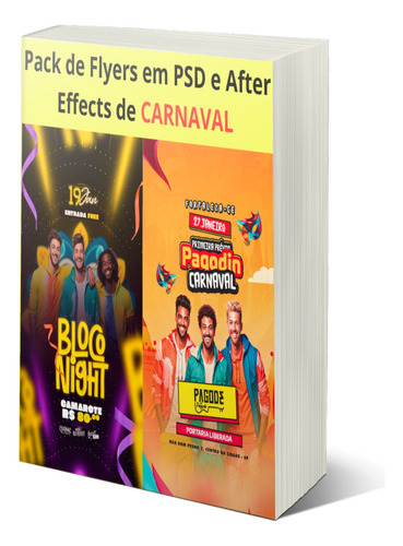 Pack Flyers Psd E After Effects Carnaval - Atualizado