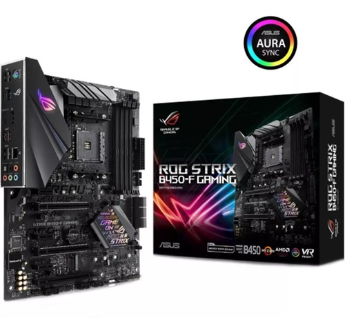 Placa Mãe Asus Rog Strix B450-f Gaming Amd Am4 Ryzen B450