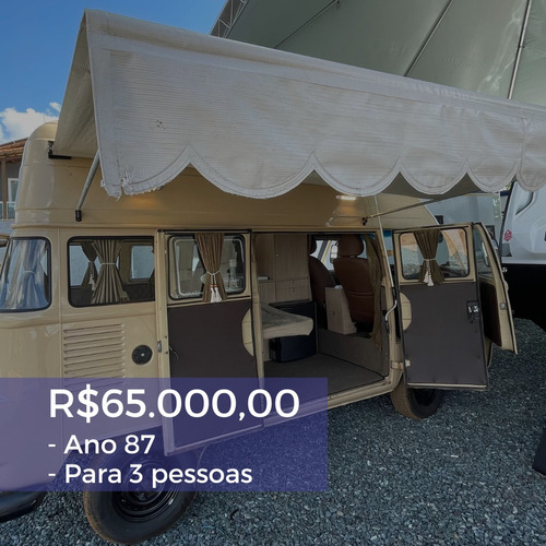 Kombihome 1987 Motorhome - Pronta Entrega Em Mg Y@w3