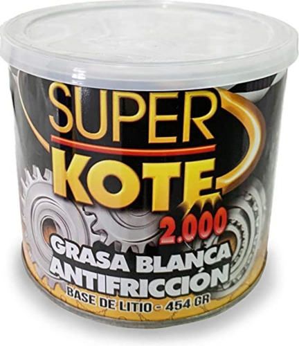 Grasa Blanca A Base De Litio Superkote 2000 1 Libra