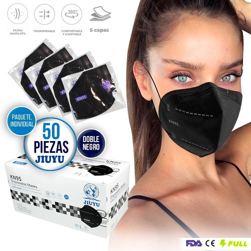Tapabocas Kn95 Cubrebocas 5 Capas Reutilizable Certificado